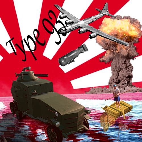 Type 93 2552 armored car \ 488 Bricks