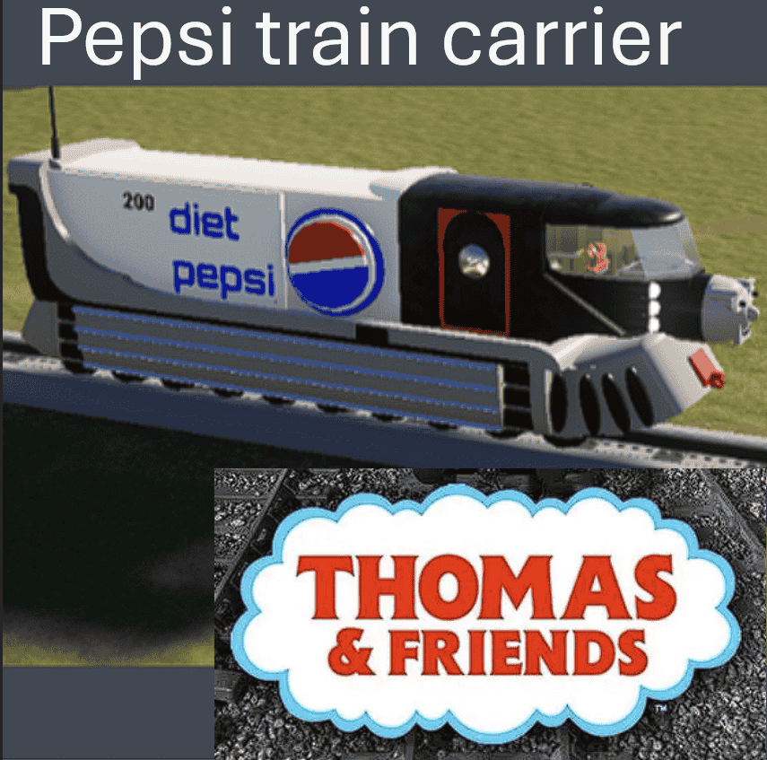 Pepsi train carrier