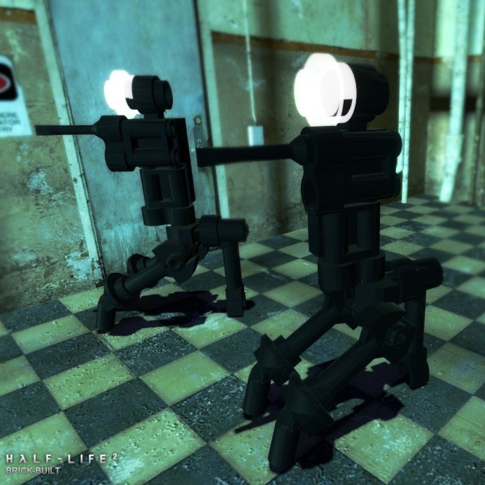 Half-Life 2 Brick-Built - Combine Turrets