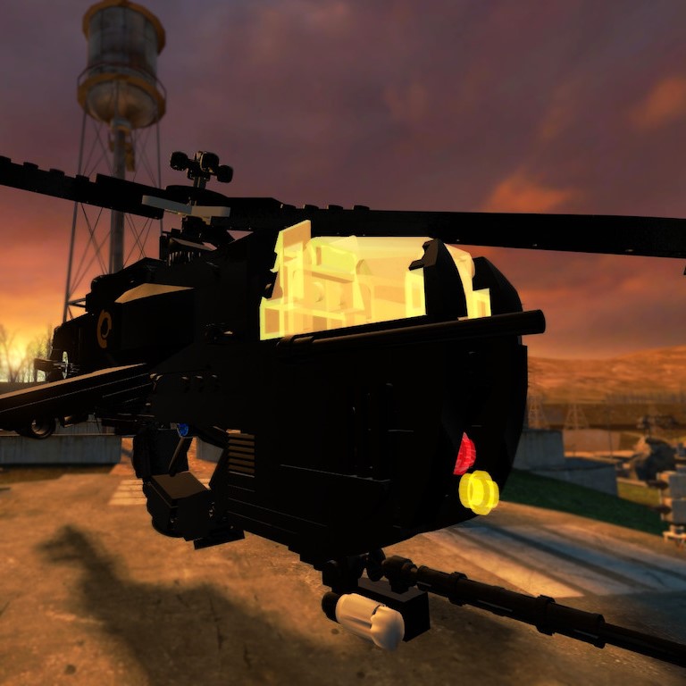 Half-Life 2 Brick-Built - Hunter Chopper