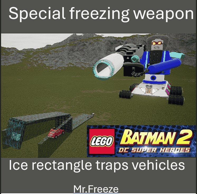 Special freezing weapon Ice rectangle trap, Mr.Freeze