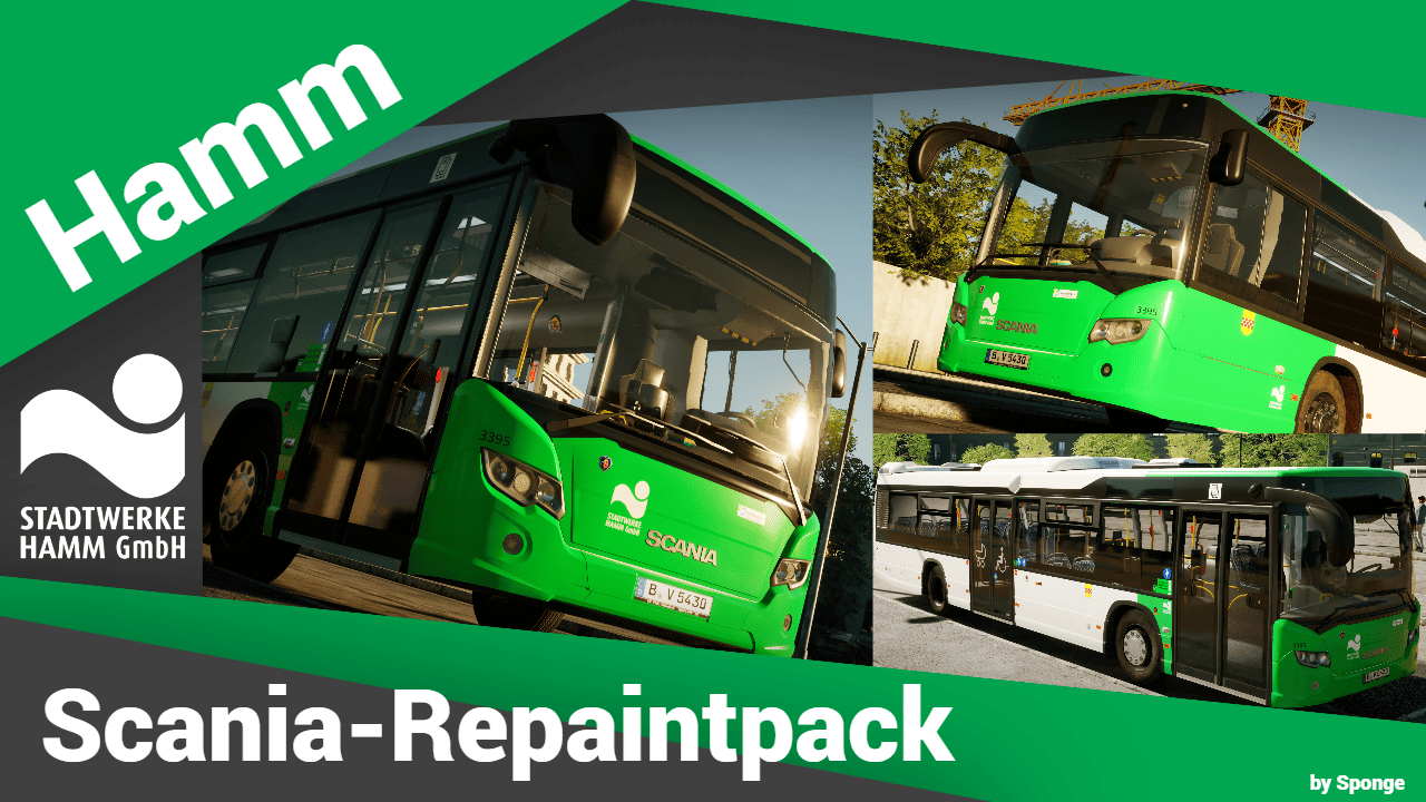 Stadtwerke Hamm GmbH - Scania Stadtbusfamilie Repaintpack