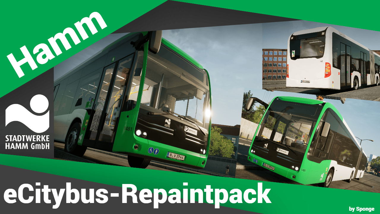 Stadtwerke Hamm GmbH - Mercedes eCitybus Stadtbusfamilie Repaintpack
