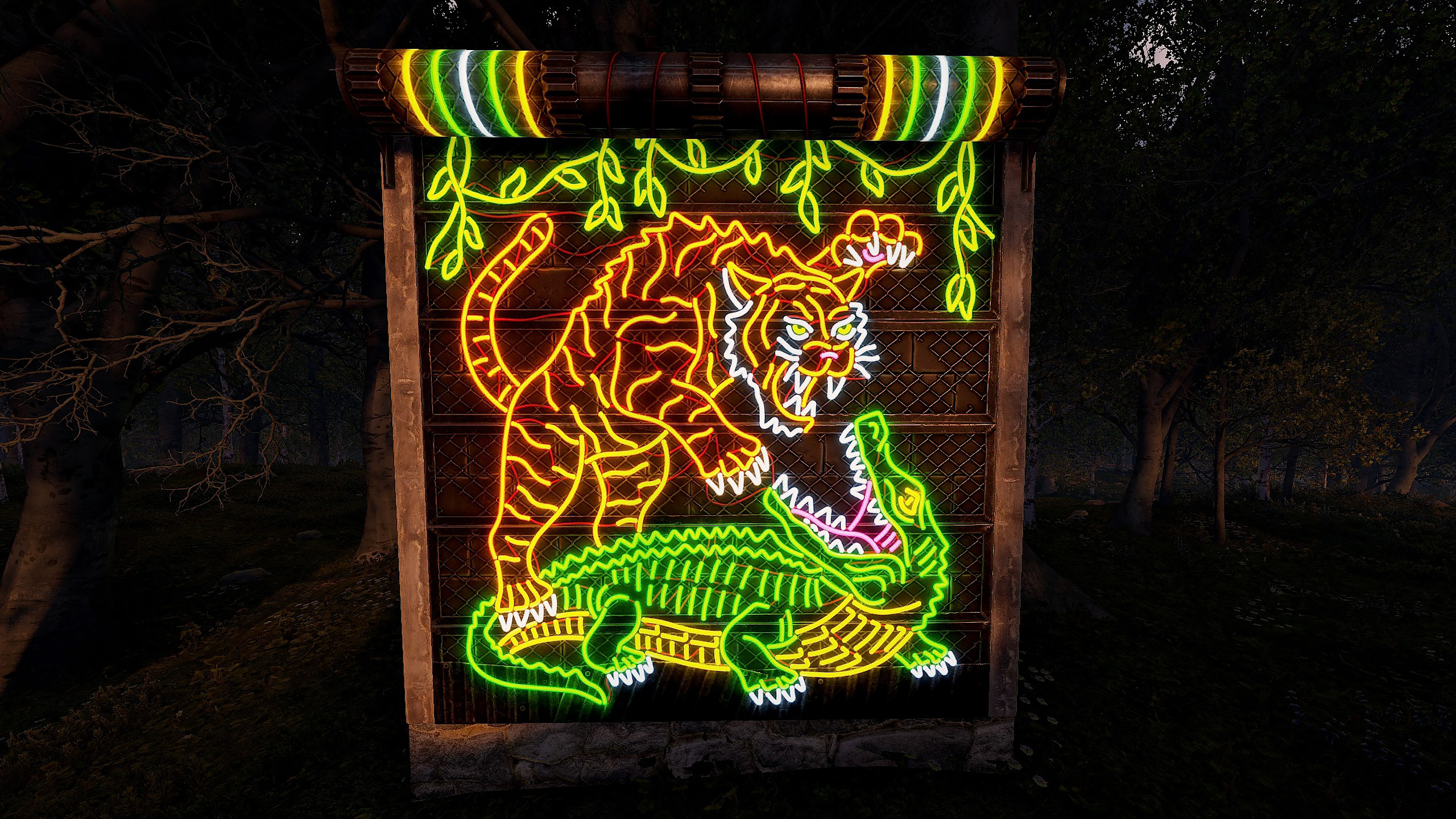 Neon Jungle Rule Garage Door thumbnail 2