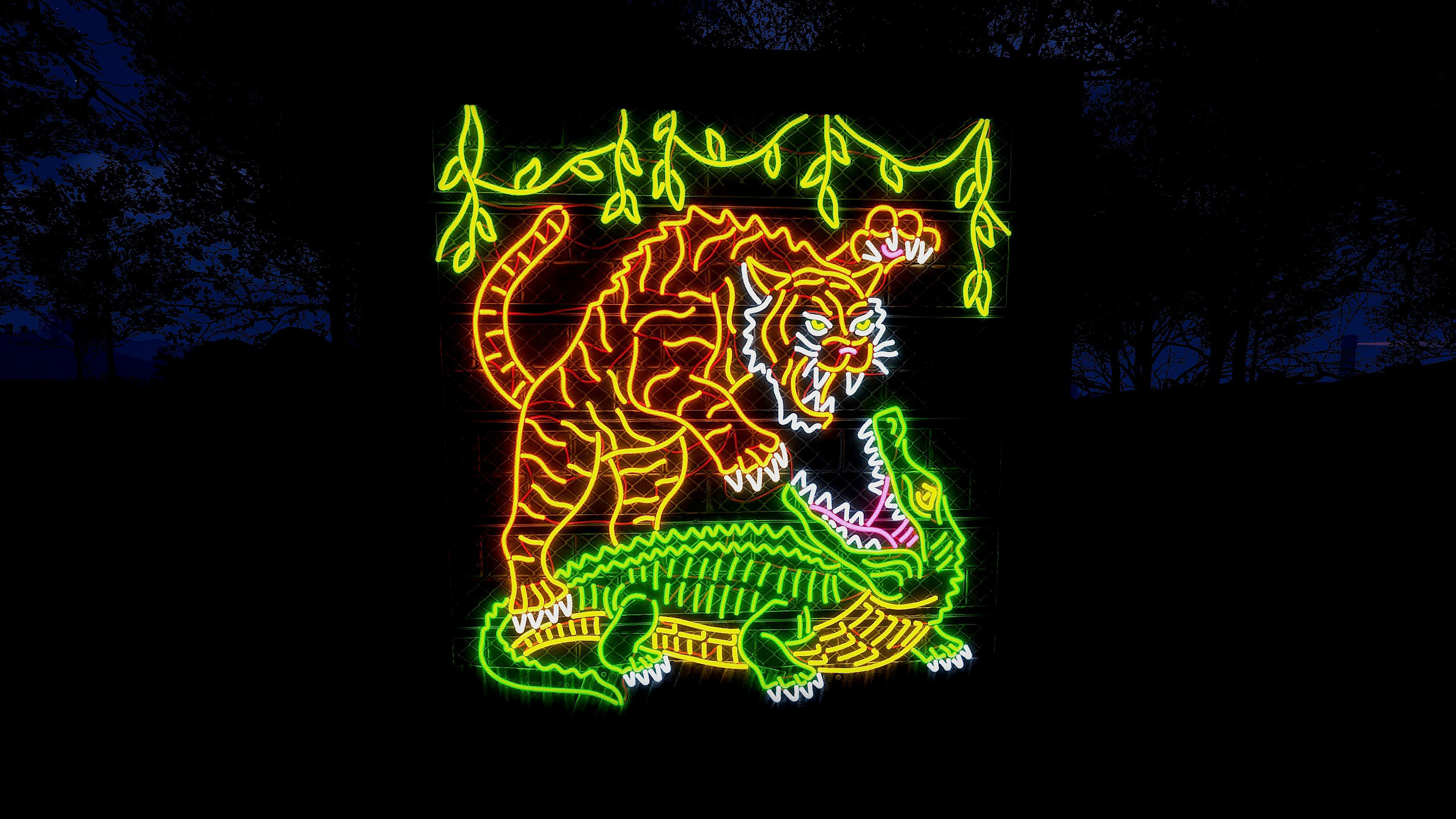 Neon Jungle Rule Garage Door thumbnail 6