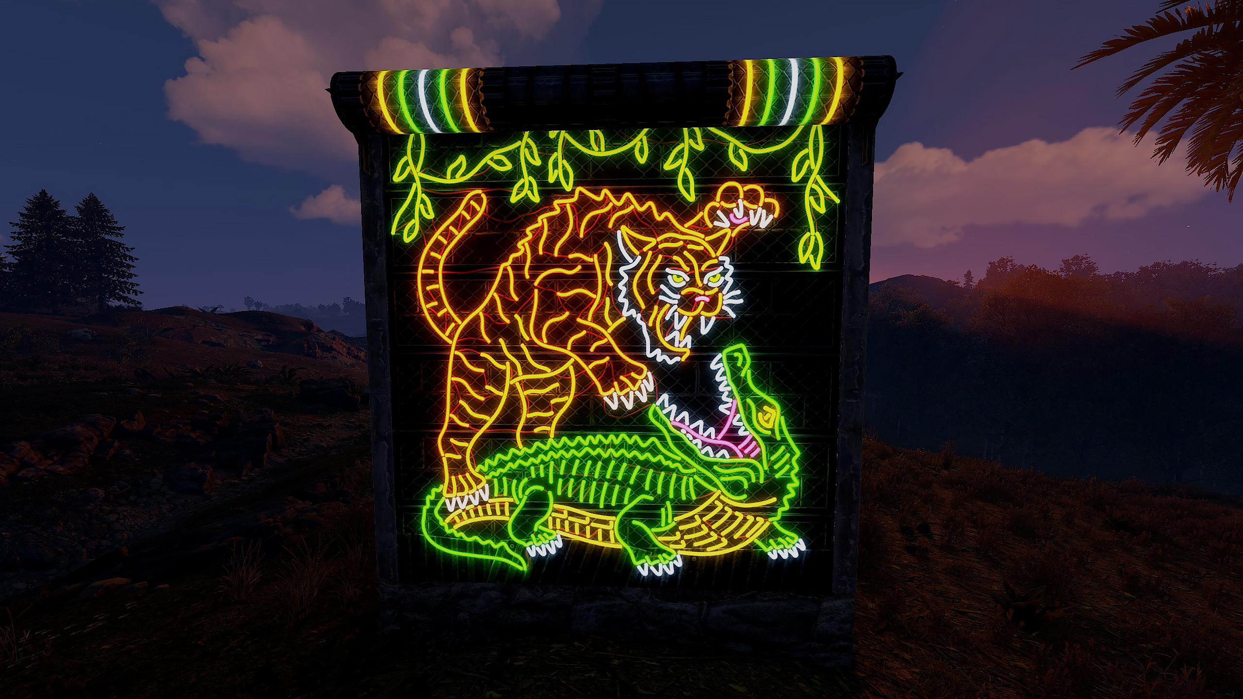 Neon Jungle Rule Garage Door thumbnail 8