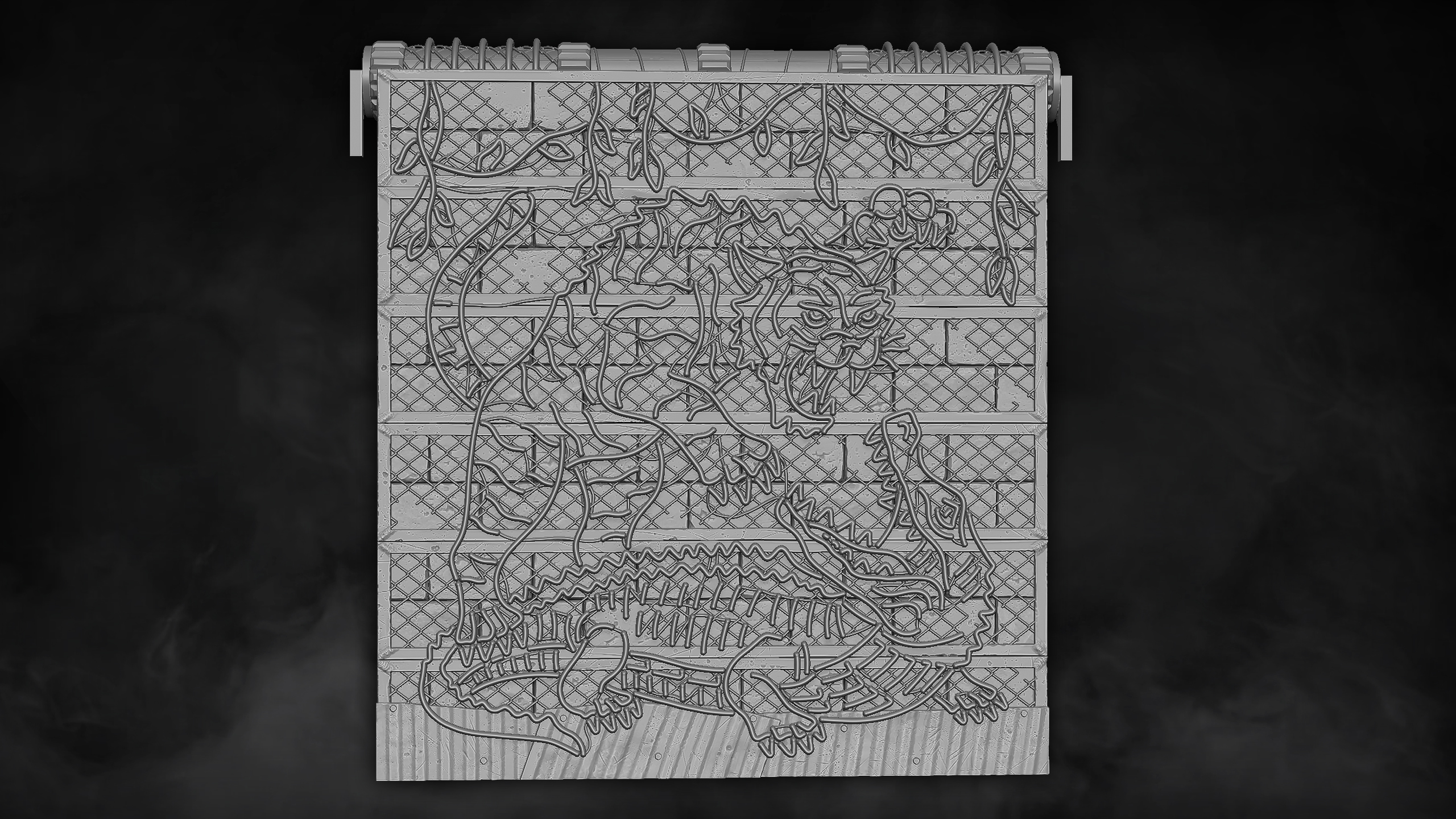 Neon Jungle Rule Garage Door thumbnail 5