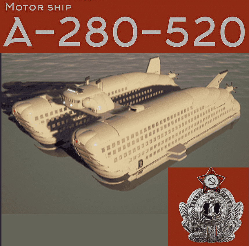 Soviet ship Admiral Kuznetsov A-280-520