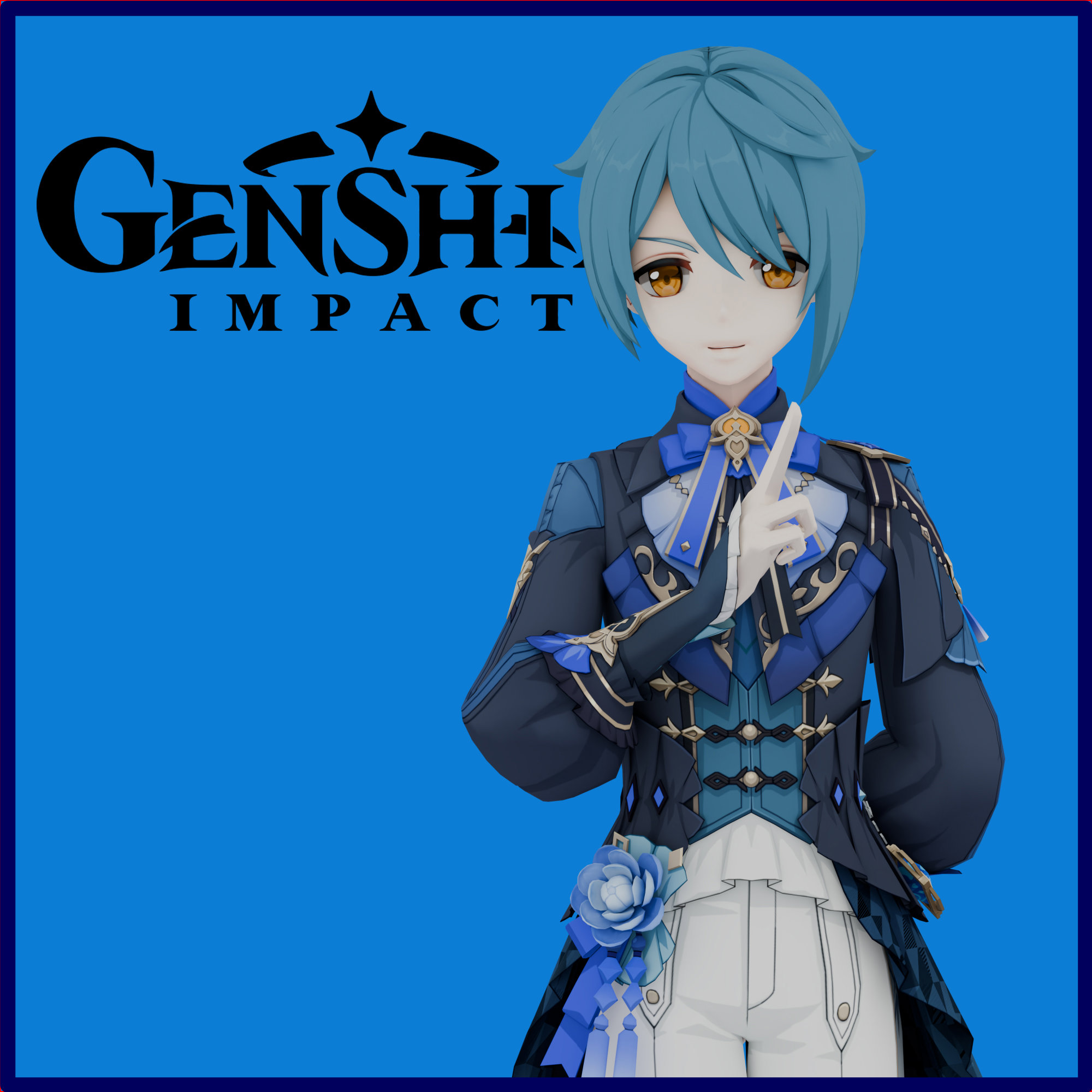 Genshin Impact - Xingqiu - Bamboo Rain (PM & NPCs)