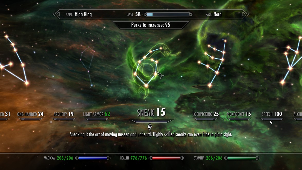 Book 51 - All Sneak Perks Spell Tome - High King of Skyrim