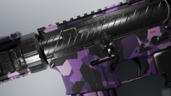 M4A4 Purple Camo