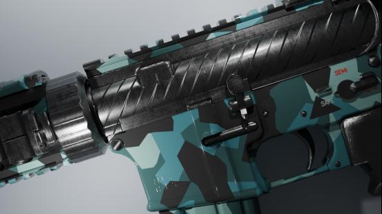 M4A4 Aqua Camo