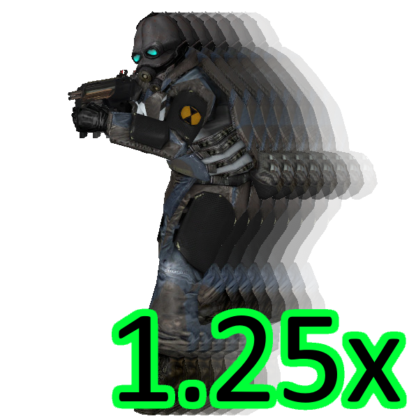 1.25x Speed Combine Soldiers