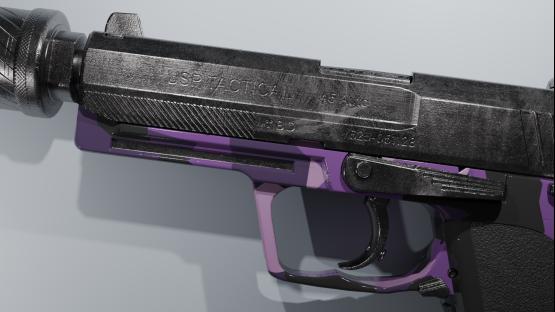 USP-S Purple Camo