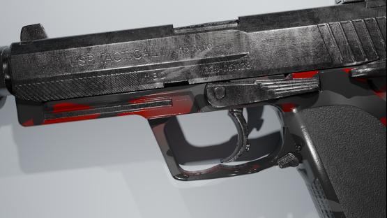 USP-S Red Camo