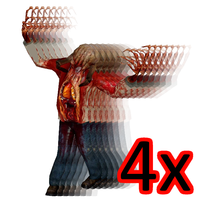 4x Speed Zombies