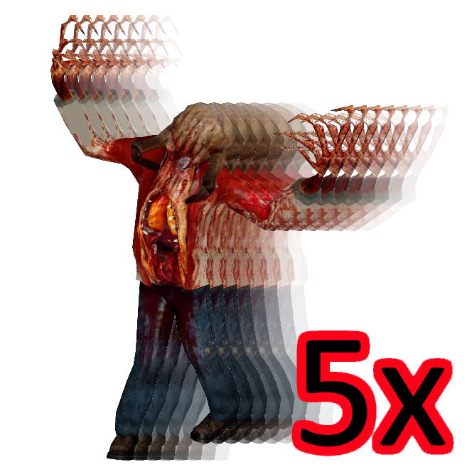 5x Speed Zombies