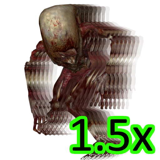 1.5x Speed Fast Zombies
