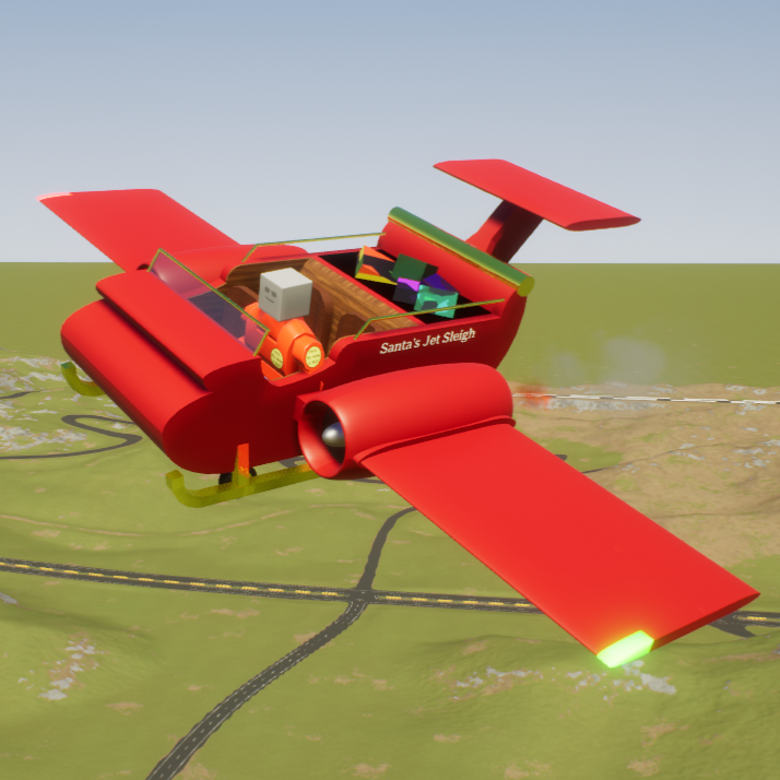 Santa's Jet Sleigh preview