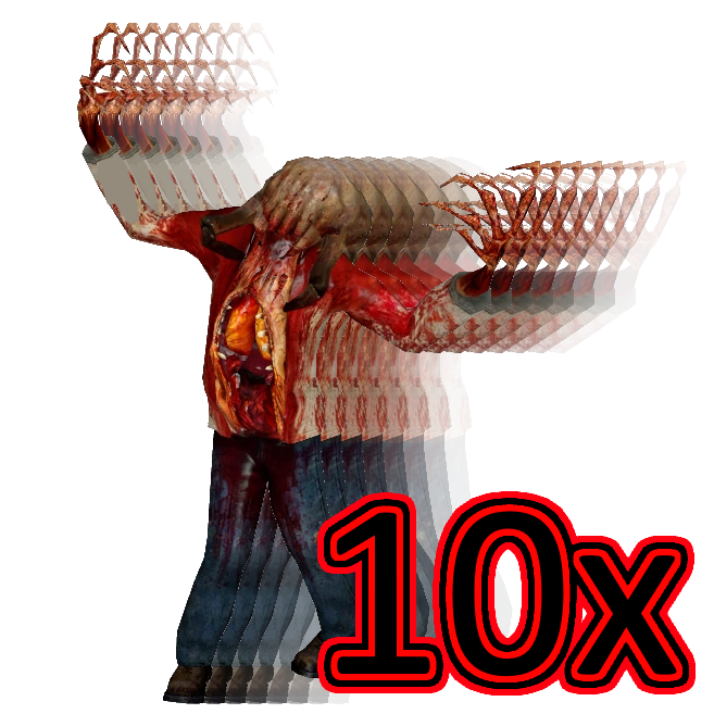 10x Speed Zombies