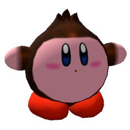 Nintendo Kirby Donkey Kong Model Plush - SMALL