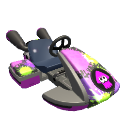 Nintendo Mario Kart - Inkling Purple Splat - Full Size