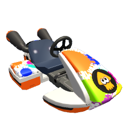 Nintendo Mario Kart - Inkling Orange Splat - Full Size