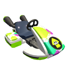 Nintendo Mario Kart - Inkling Green Splat - Full Size