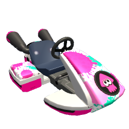 Nintendo Mario Kart - Inkling Pink Splat - Full Size