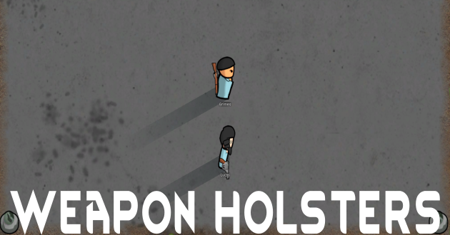 Weapon Holsters mod preview for RimWorld