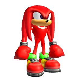 Sonic the Hedgehog - Knuckles Statue Model - SMALL