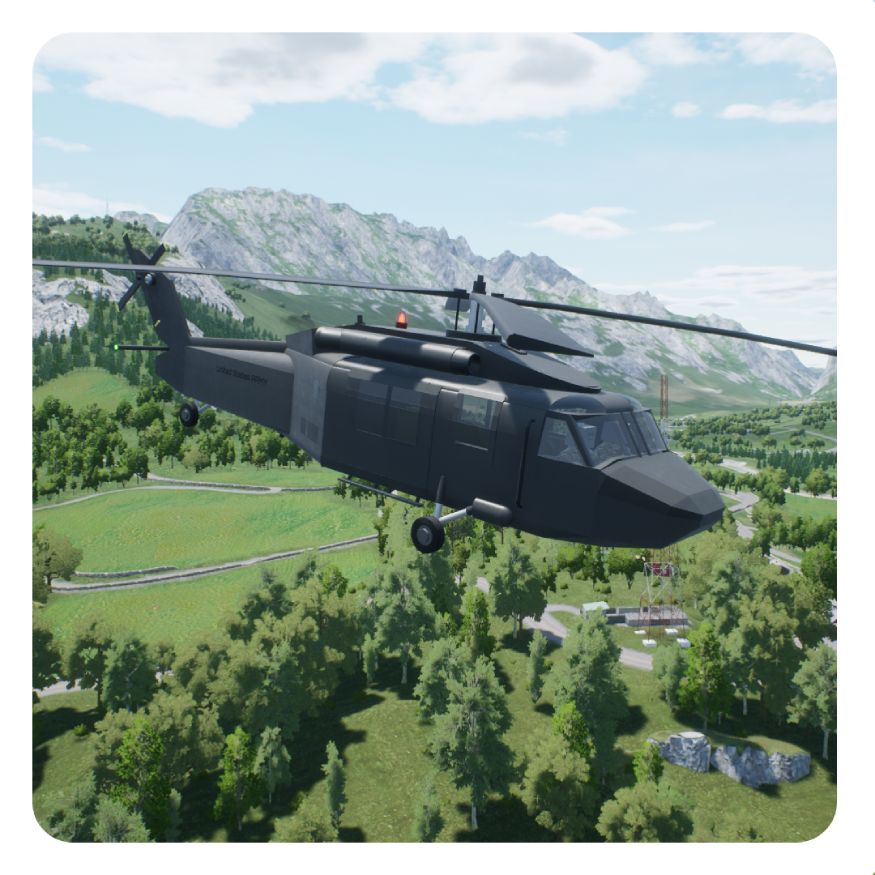 UH-90A Black Knight (M201 Minigun Mod) preview