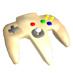 Nintendo N64 Gaming Controller - Gold