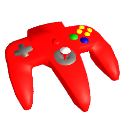 Nintendo N64 Gaming Controller - Red