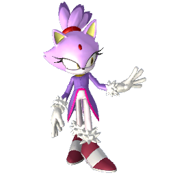 Sonic the Hedgehog - Blaze the Cat Statue Model - SMALL
