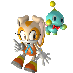 Sonic the Hedgehog - Cream the Rabbit & Cheese Statue Model - SMALL