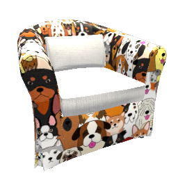 Chair - Dog Pattern