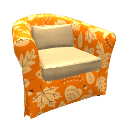Chair - Fall Leaves Pattern