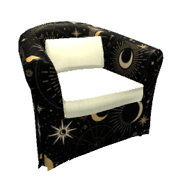 Chair - Astro Space Star & Moon Pattern