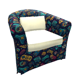 Chair - Video Game Retro Pattern