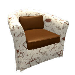 Chair - Coffee Pattern