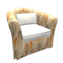 Chair - Modern Leaves Pattern