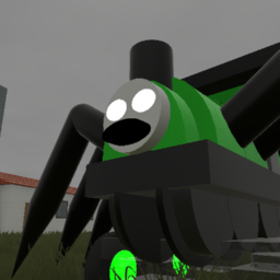 Baby Spider-Train Green Baby