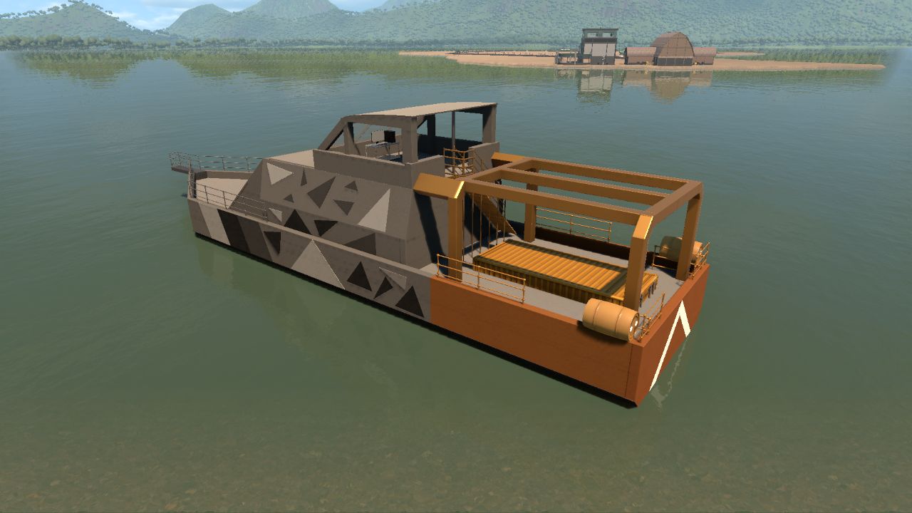 Jurassic World Rebirth Boat (simple)