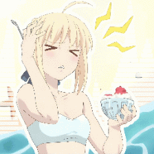 【fate/卫宫家今天的饭/saber/夏】泳装阿尔托莉雅·潘德拉贡