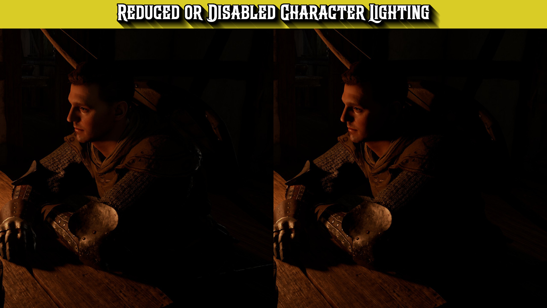 Reduced or Disabled Character Lighting