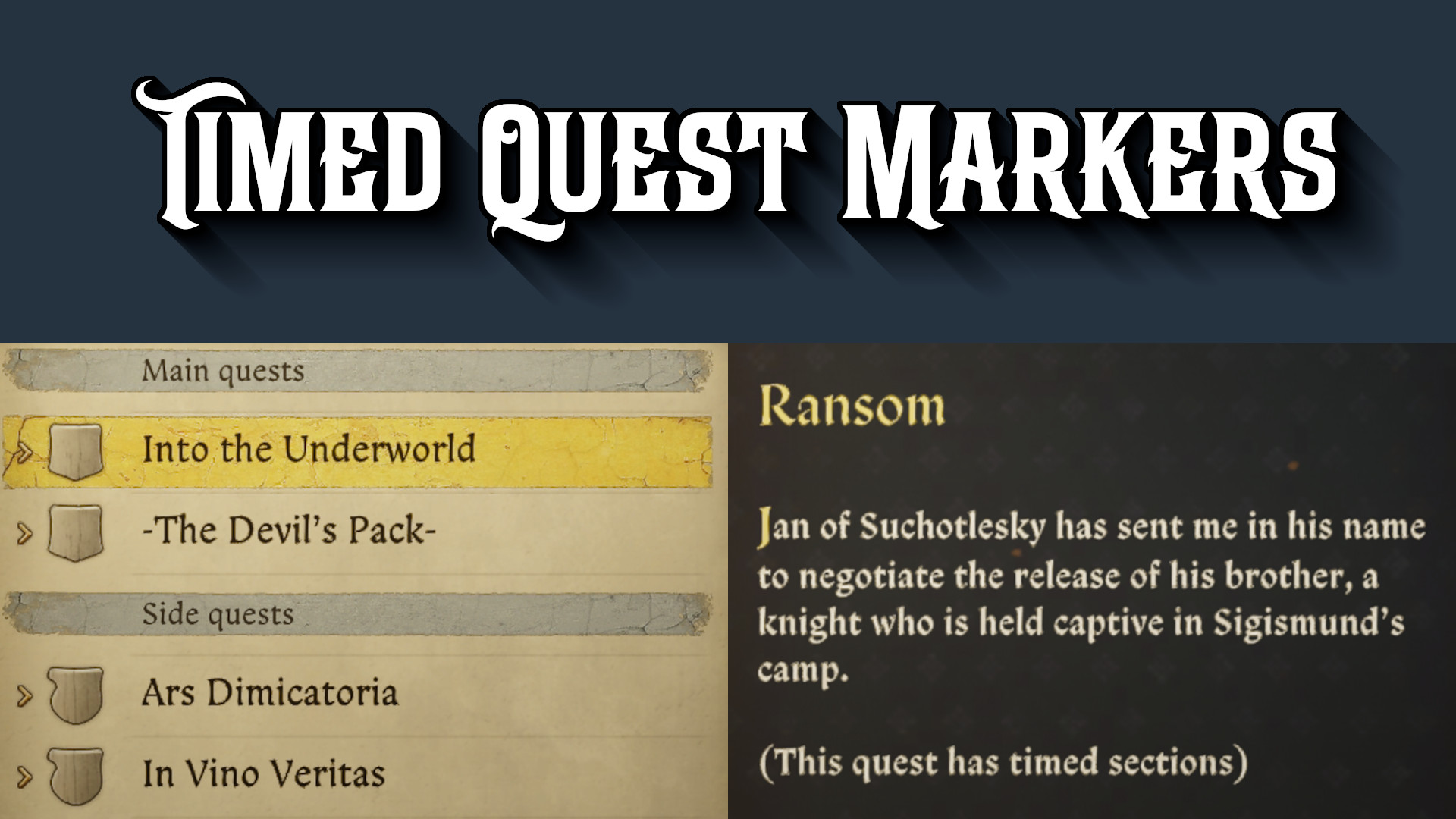 Timed Quest Markers - Asterisk Quest Marker