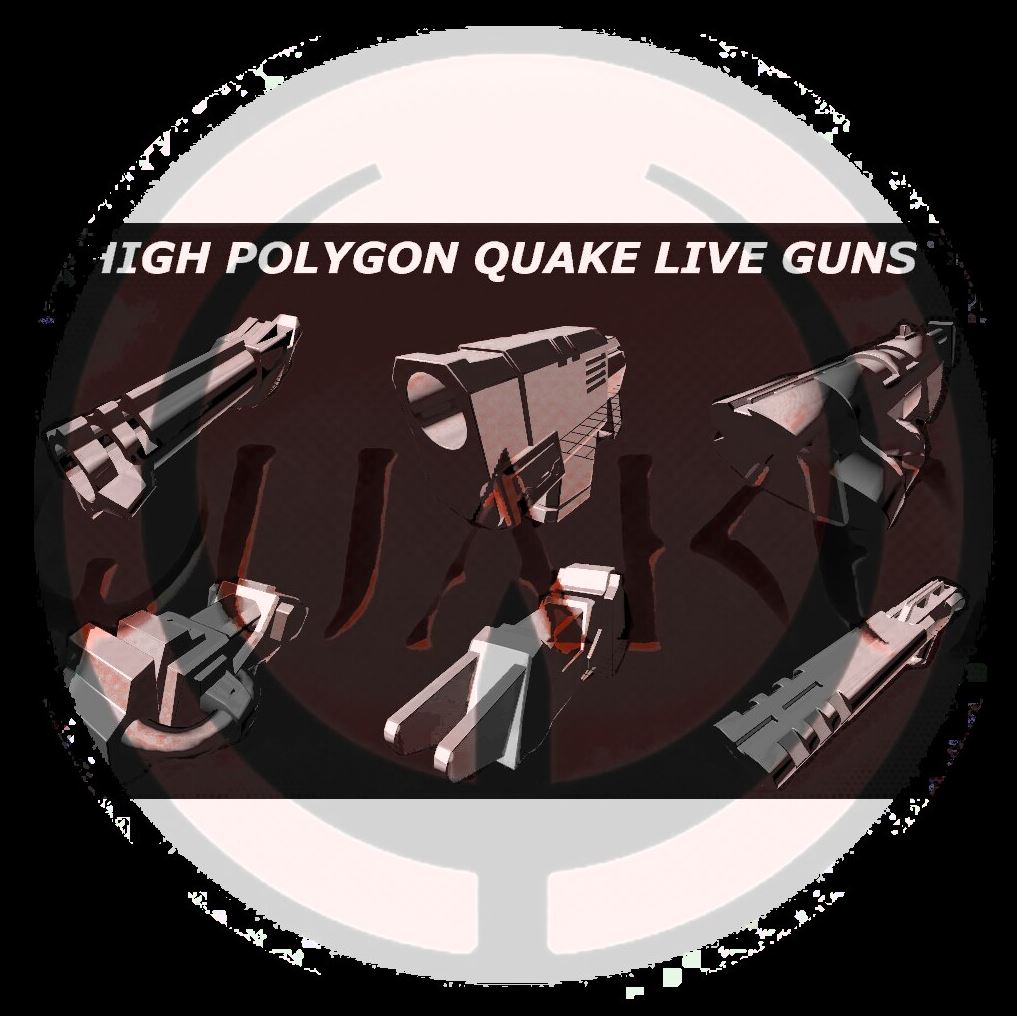 High-poly weapon skin with HD textures