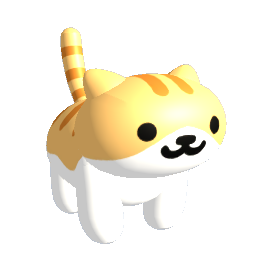 Neko Neko 招き猫 Kitty Cat - Pumpkin