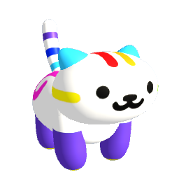 Neko Neko 招き猫 Kitty Cat - Rainbow